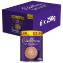 Cadbury Drinking Hot Chocolate Cocoa Powder Large 6 x 250g