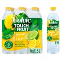 Volvic Touch of Fruit Low Sugar Lemon & Lime Natural Flavoured Water 6 x 1.5L